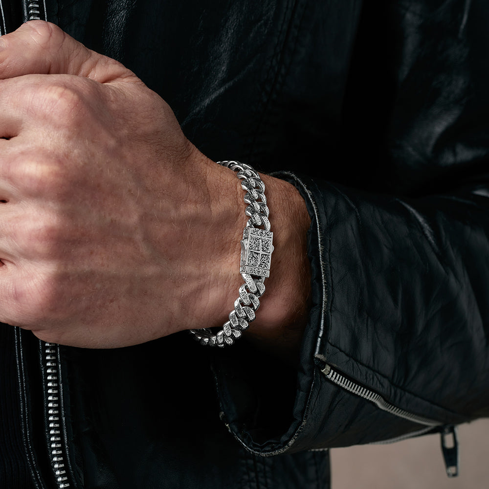 Clocks and Colours shops Leather Tomahawk Bracelet