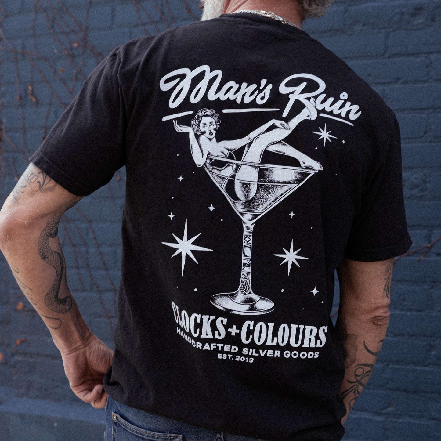 Mans Ruin x Black Tee