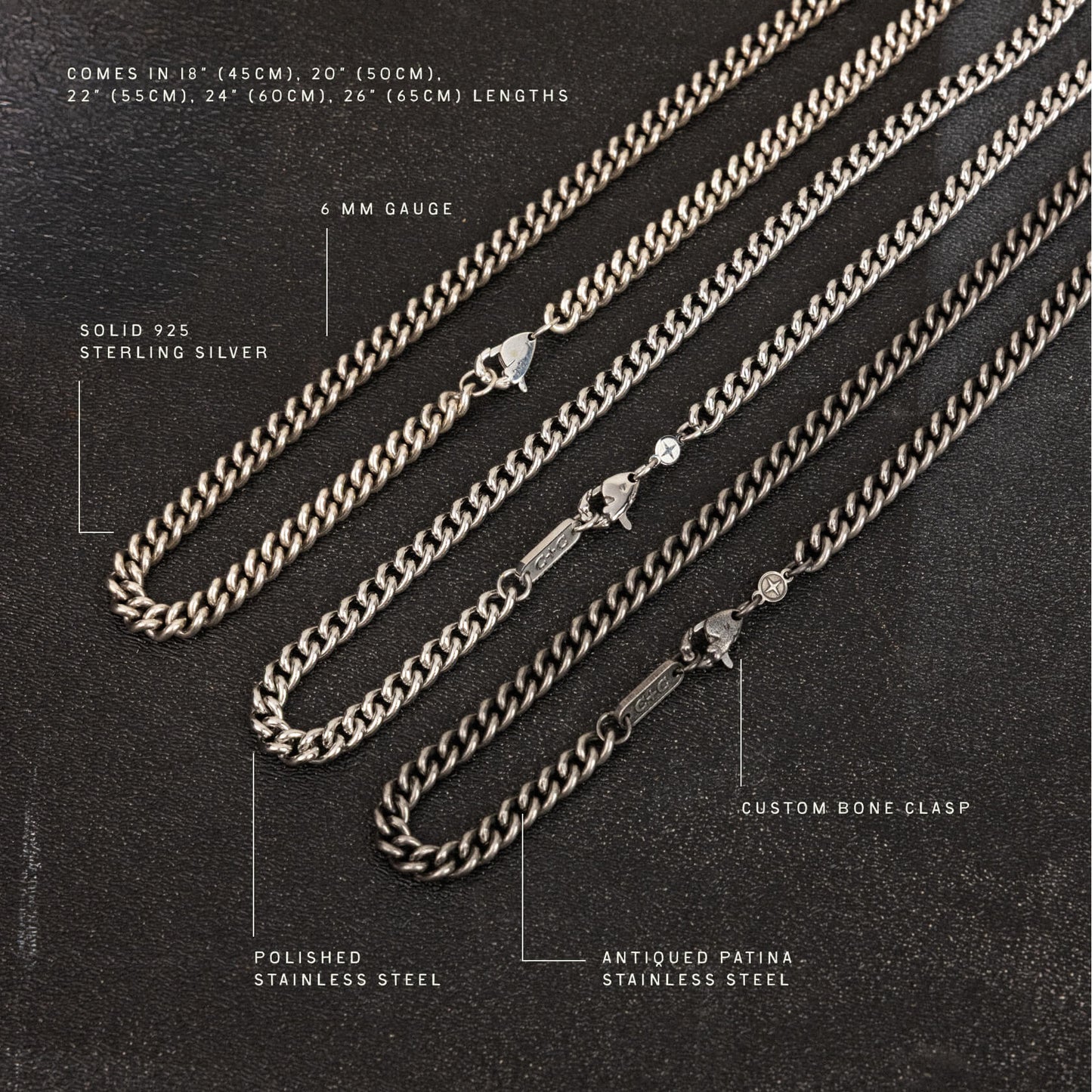 Curb Chain x 6mm