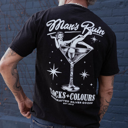 Mans Ruin x Black Tee