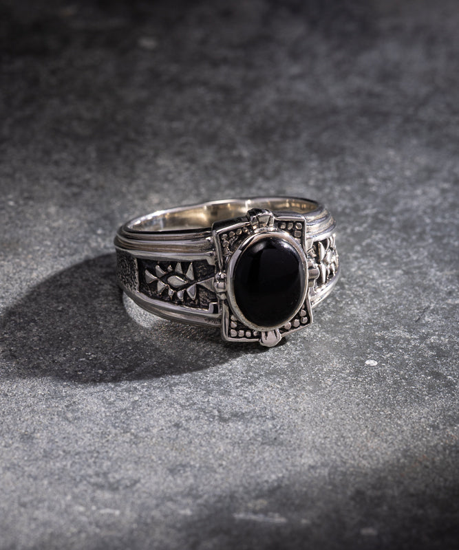 Men's Black Onyx Rings