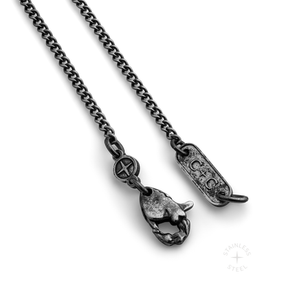 Curb Chain x 2.5mm x Antiqued