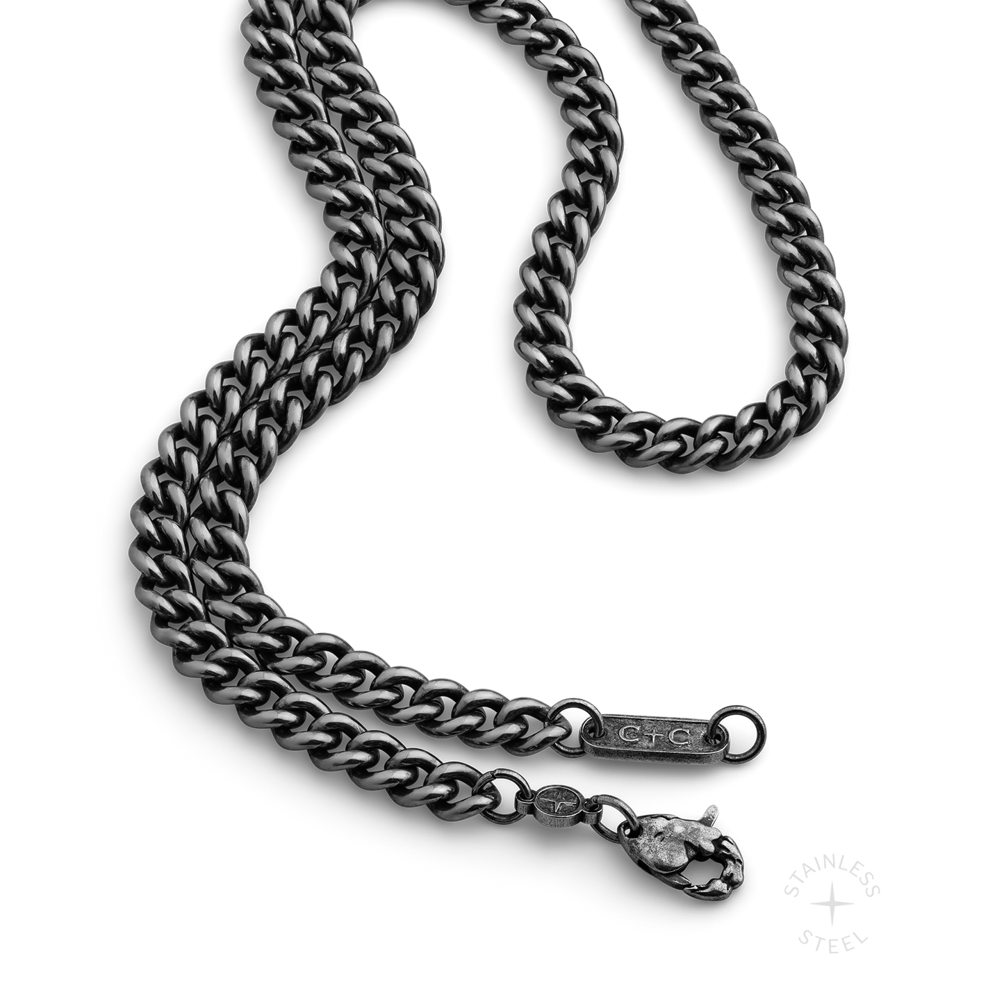 Curb Chain x 6mm x Antiqued