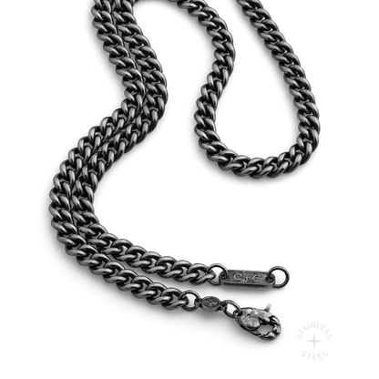 Curb Chain x 6mm x Antiqued