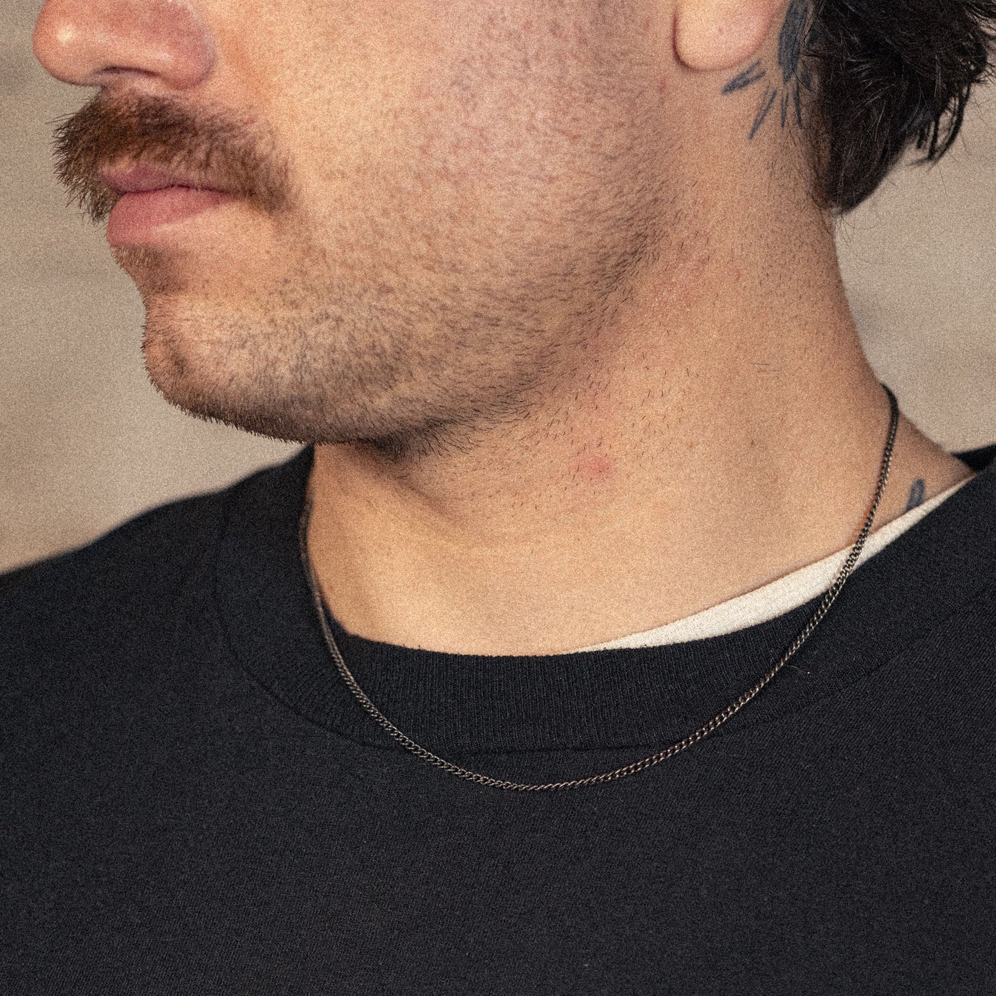 Curb Chain x 2.5mm x Antiqued