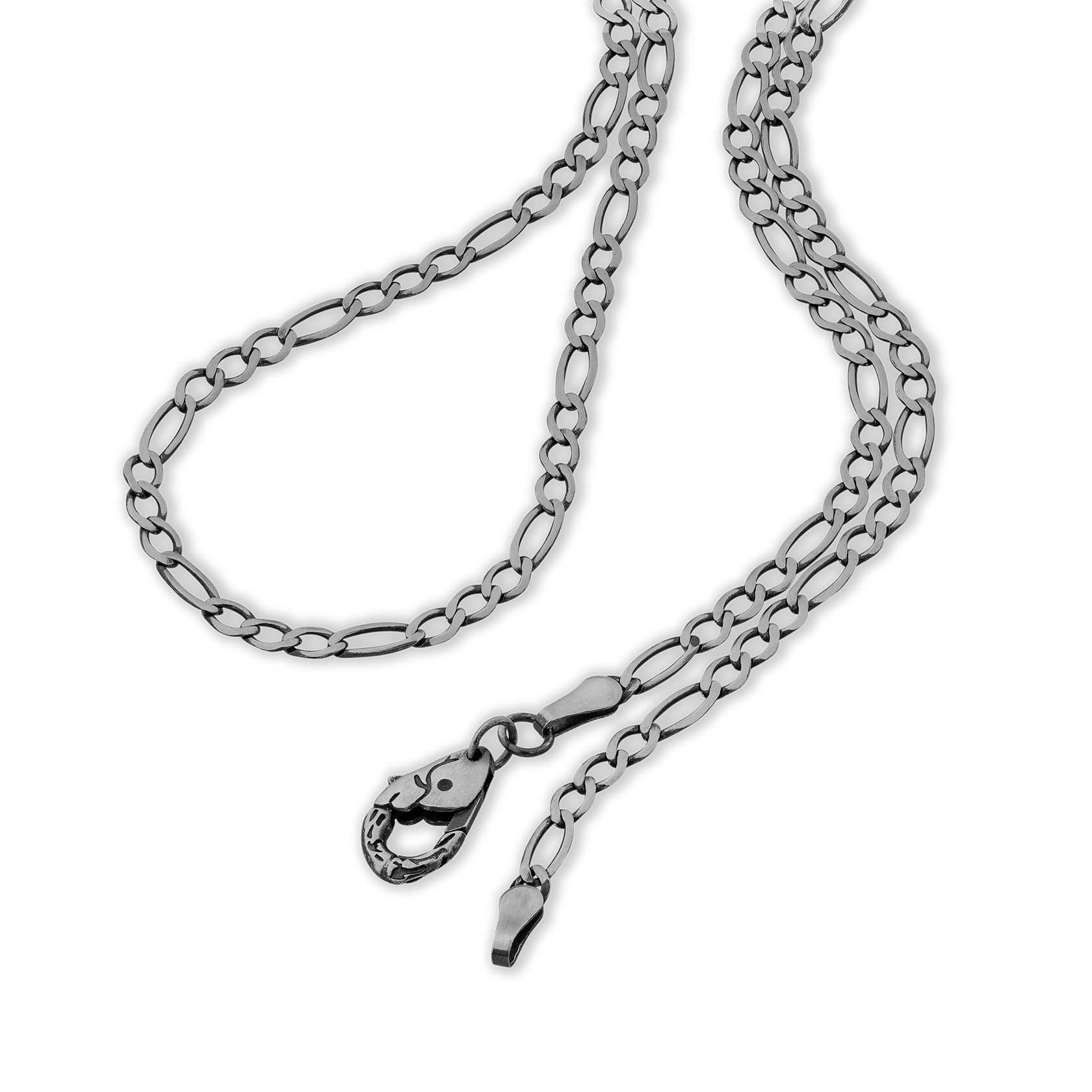 Sterling Silver Figaro Chain for Men