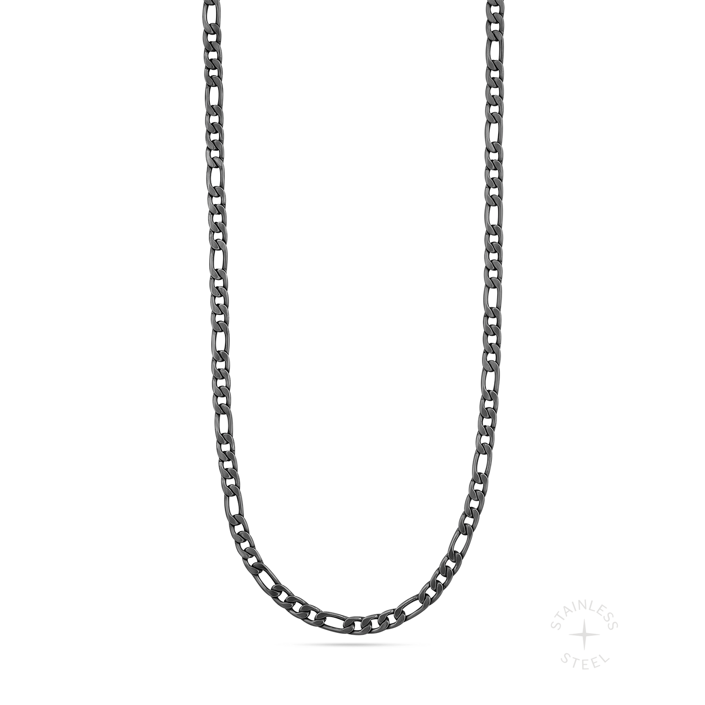 Figaro Chain x 3mm x Antiqued