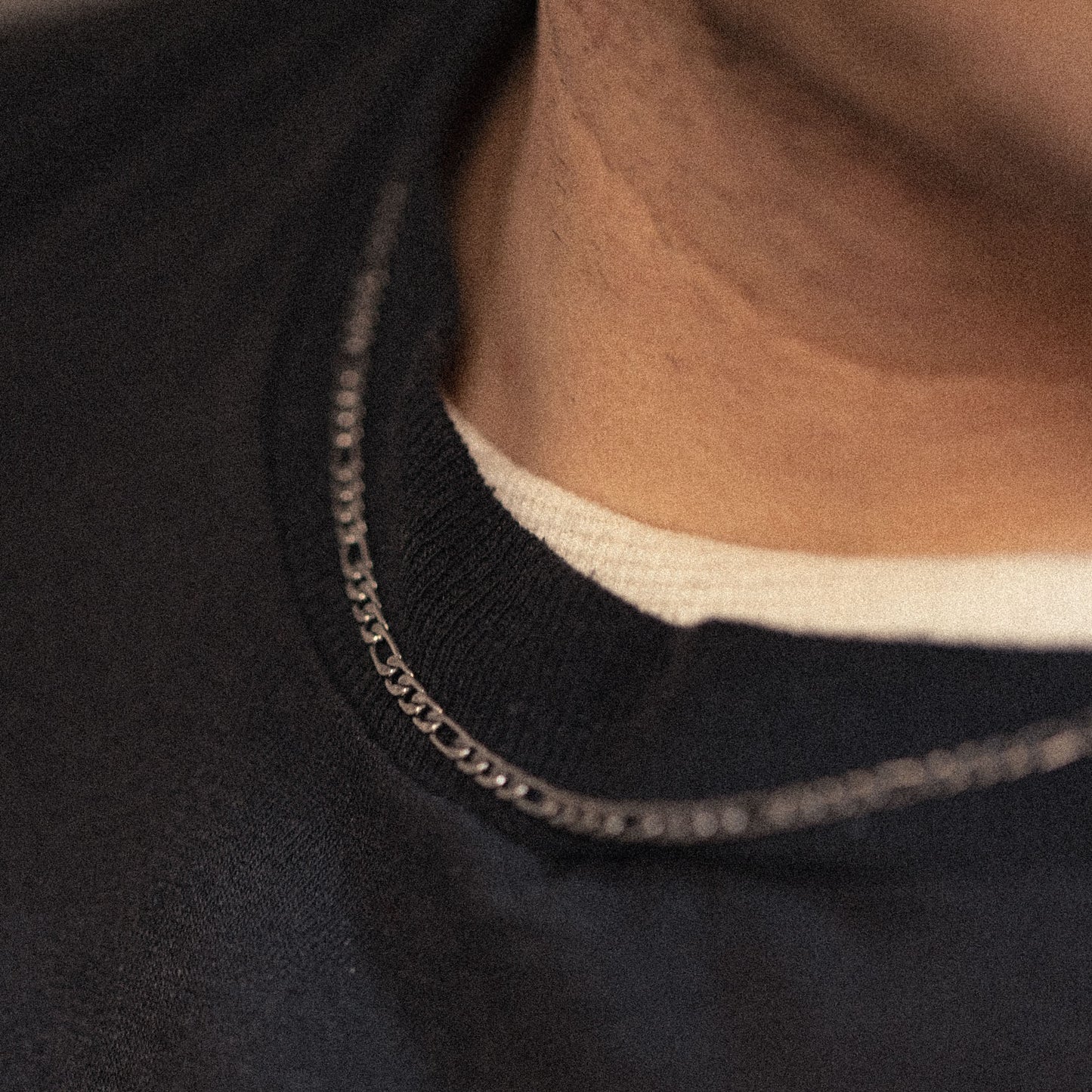 Figaro Chain x 3mm x Antiqued
