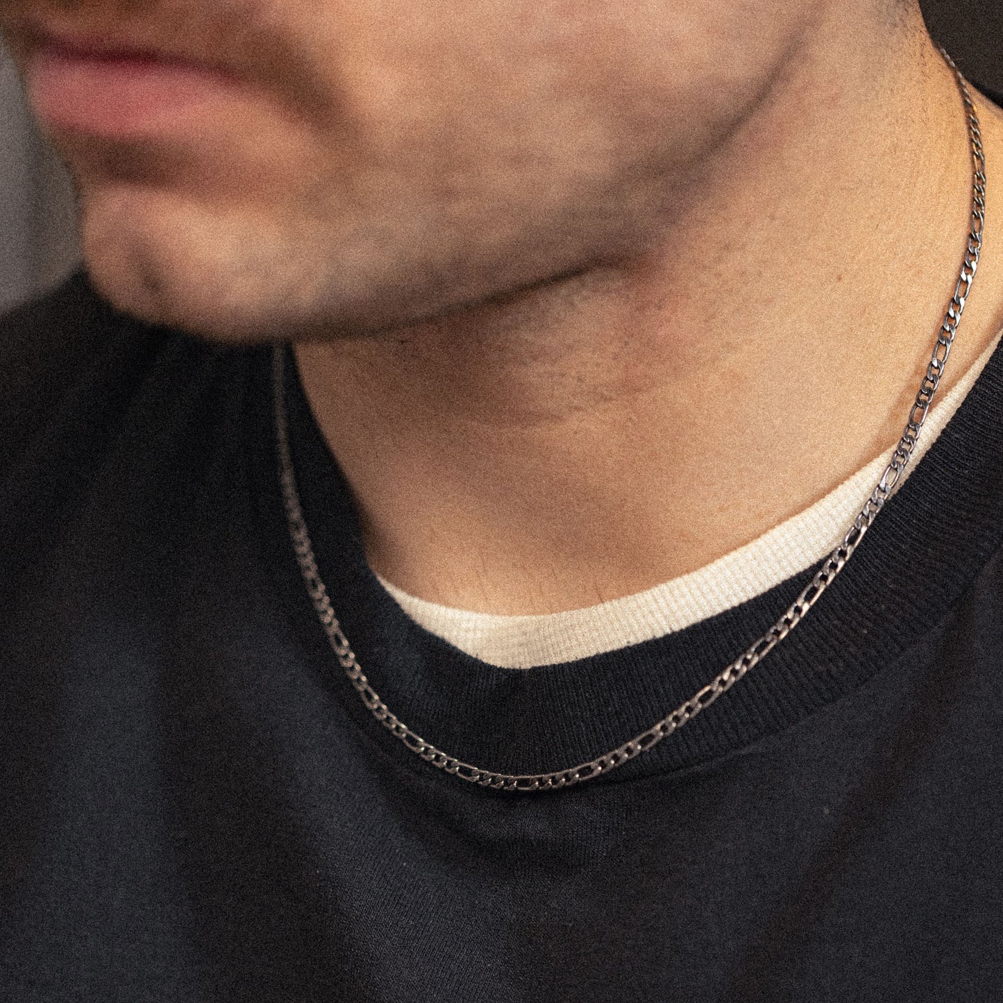 Figaro Chain x 3mm x Antiqued
