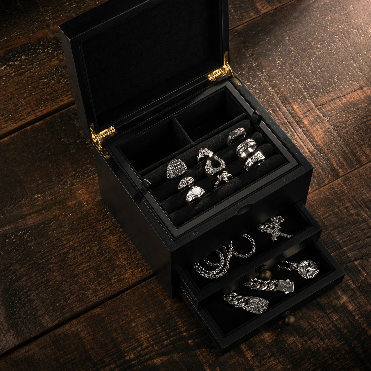 Locker Jewelry Box x Black