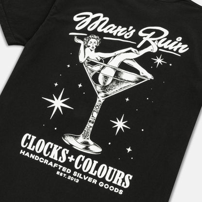 Mans Ruin x Black Tee