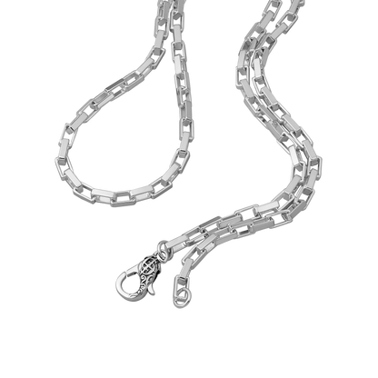 Rectangle Link Chain Necklace x 3mm - Rectangle Link Chain-CC-2.png