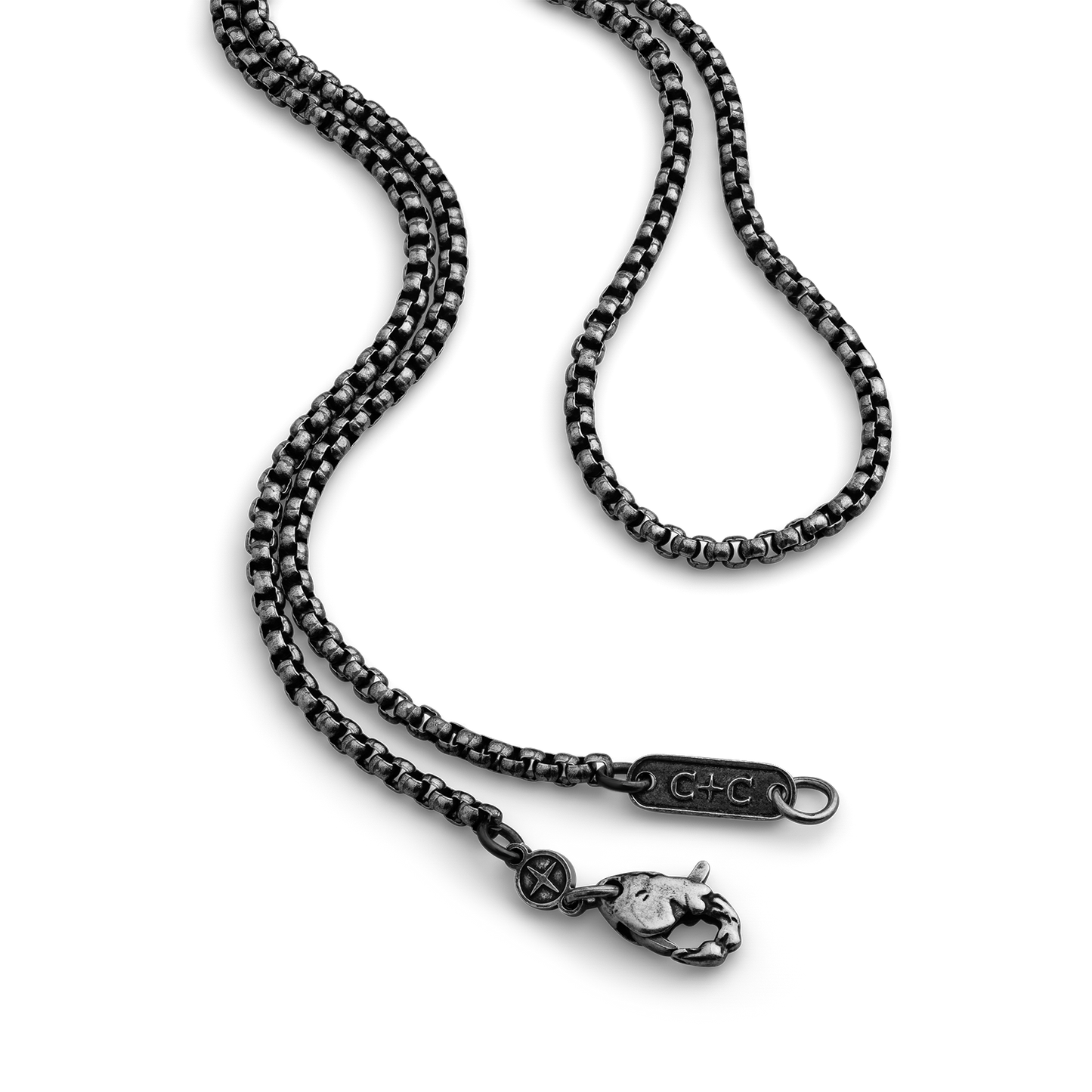 Rounded Box Chain x Antiqued