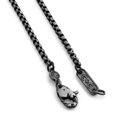Rounded Box Chain x Antiqued