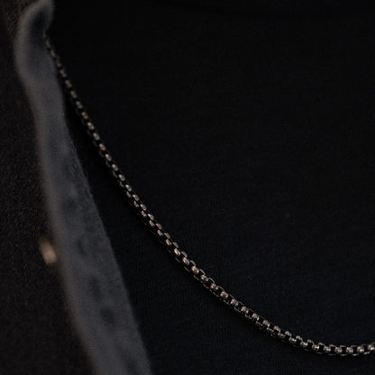 Rounded Box Chain x Antiqued