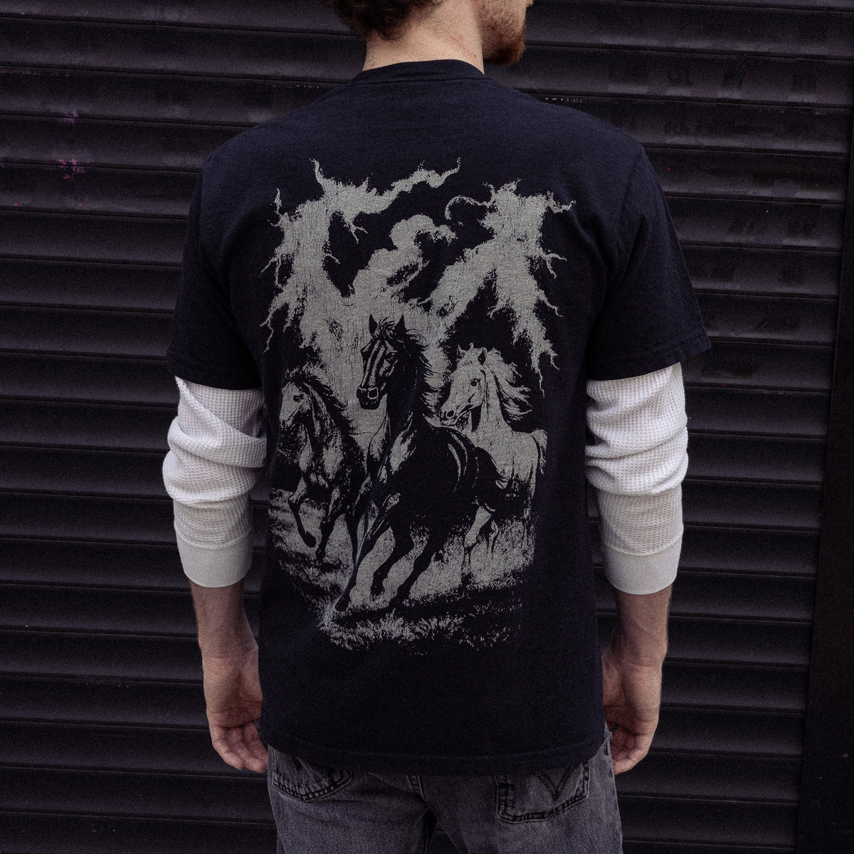 Free Rein x Black shirt - on figure