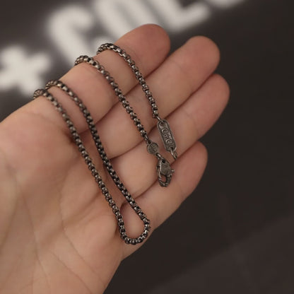Rounded Box Chain x Antiqued