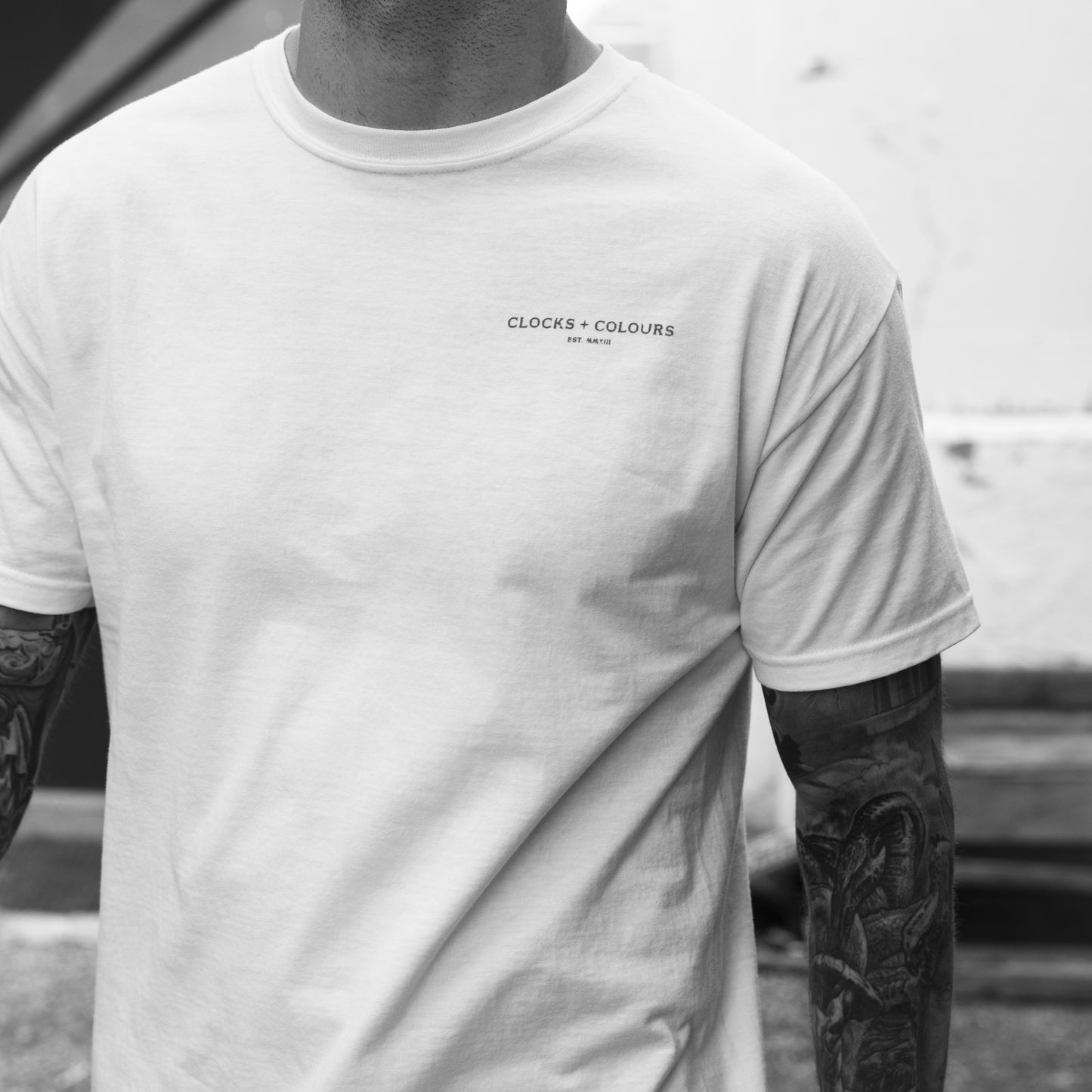 Full Throttle Tee x White